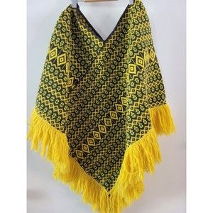 Mayan Imports Handmade Shawl one size
